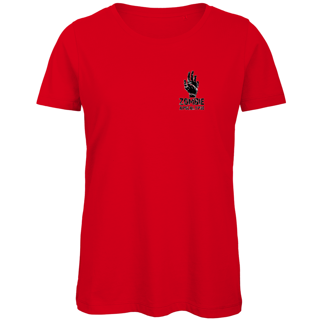 Damen Premium Bio T-Shirt Zombie Geisha