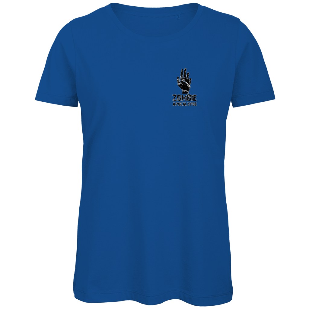 Damen Premium Bio T-Shirt Zombie Geisha