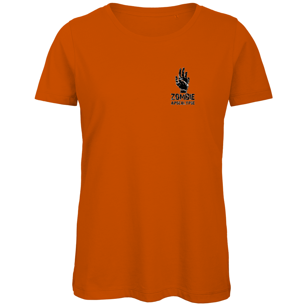 Damen Premium Bio T-Shirt Zombie Geisha