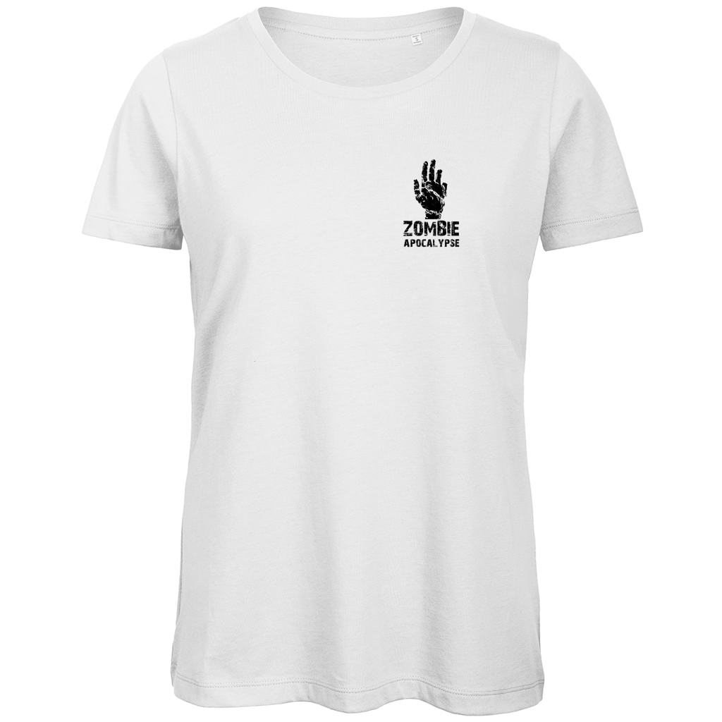 Damen Premium Bio T-Shirt Zombie Geisha