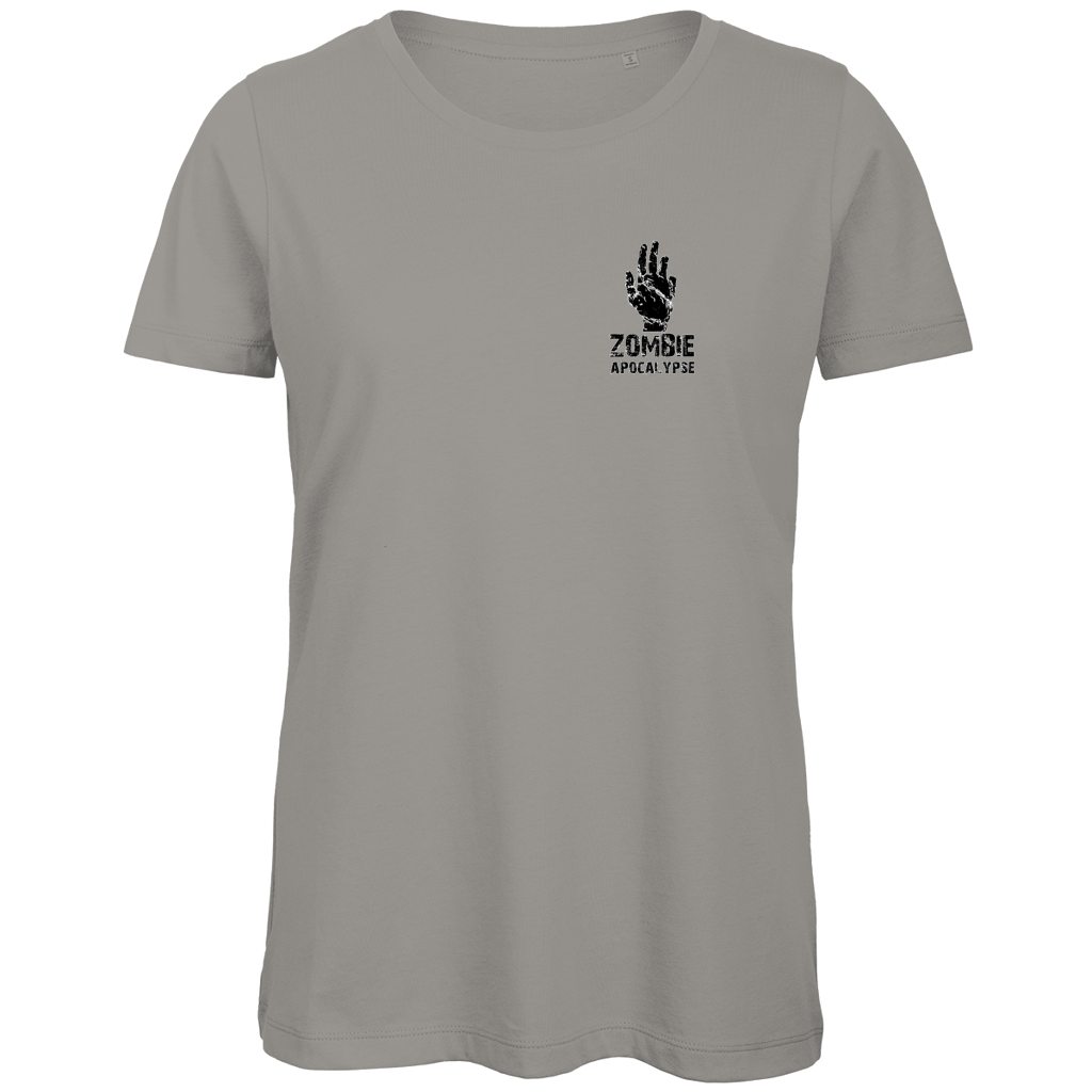 Damen Premium Bio T-Shirt Zombie Geisha