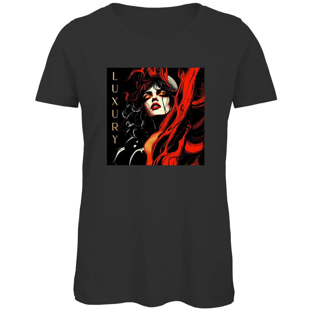Damen Premium Bio T-Shirt Red Luxury
