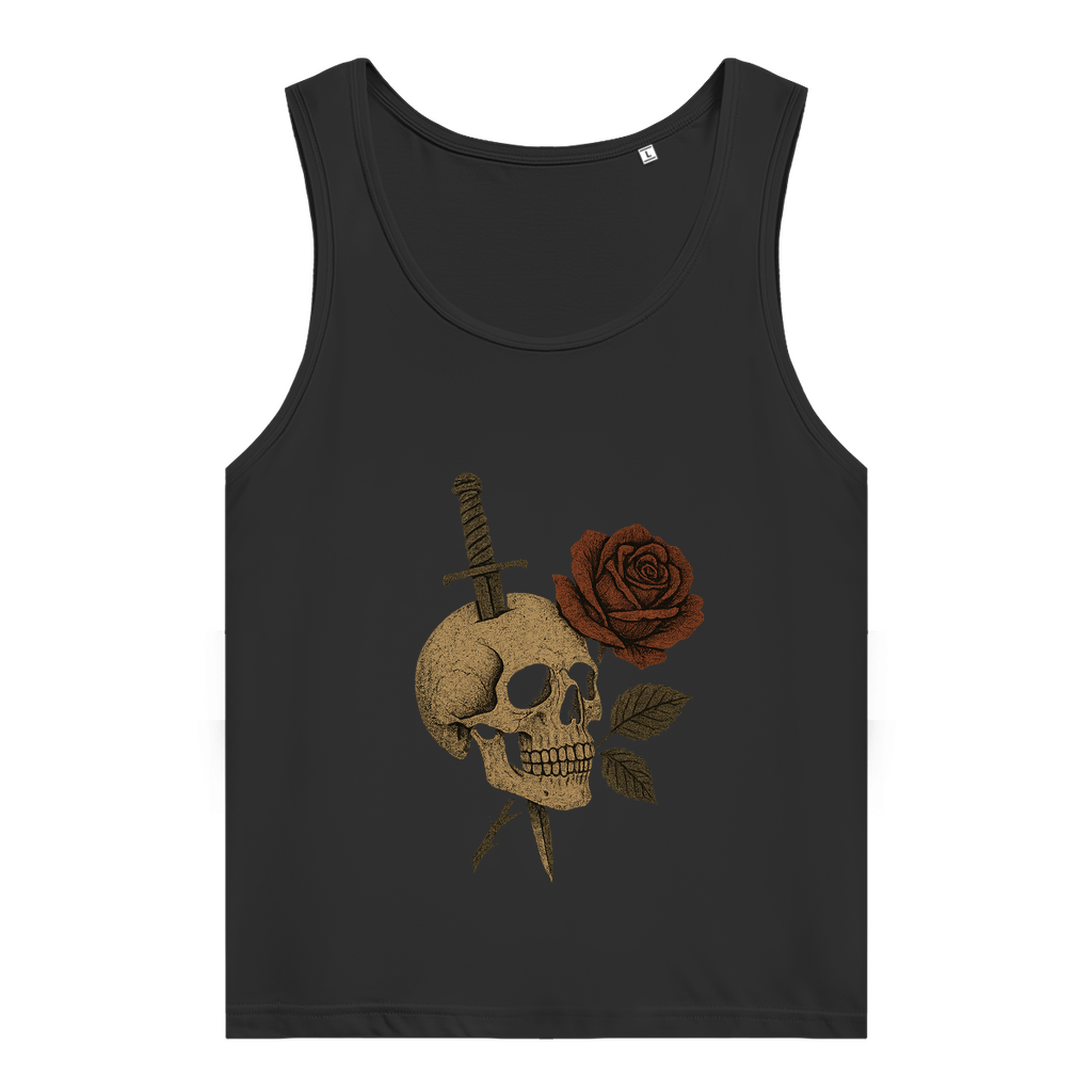 Damen Premium Organic Tank Top Skull